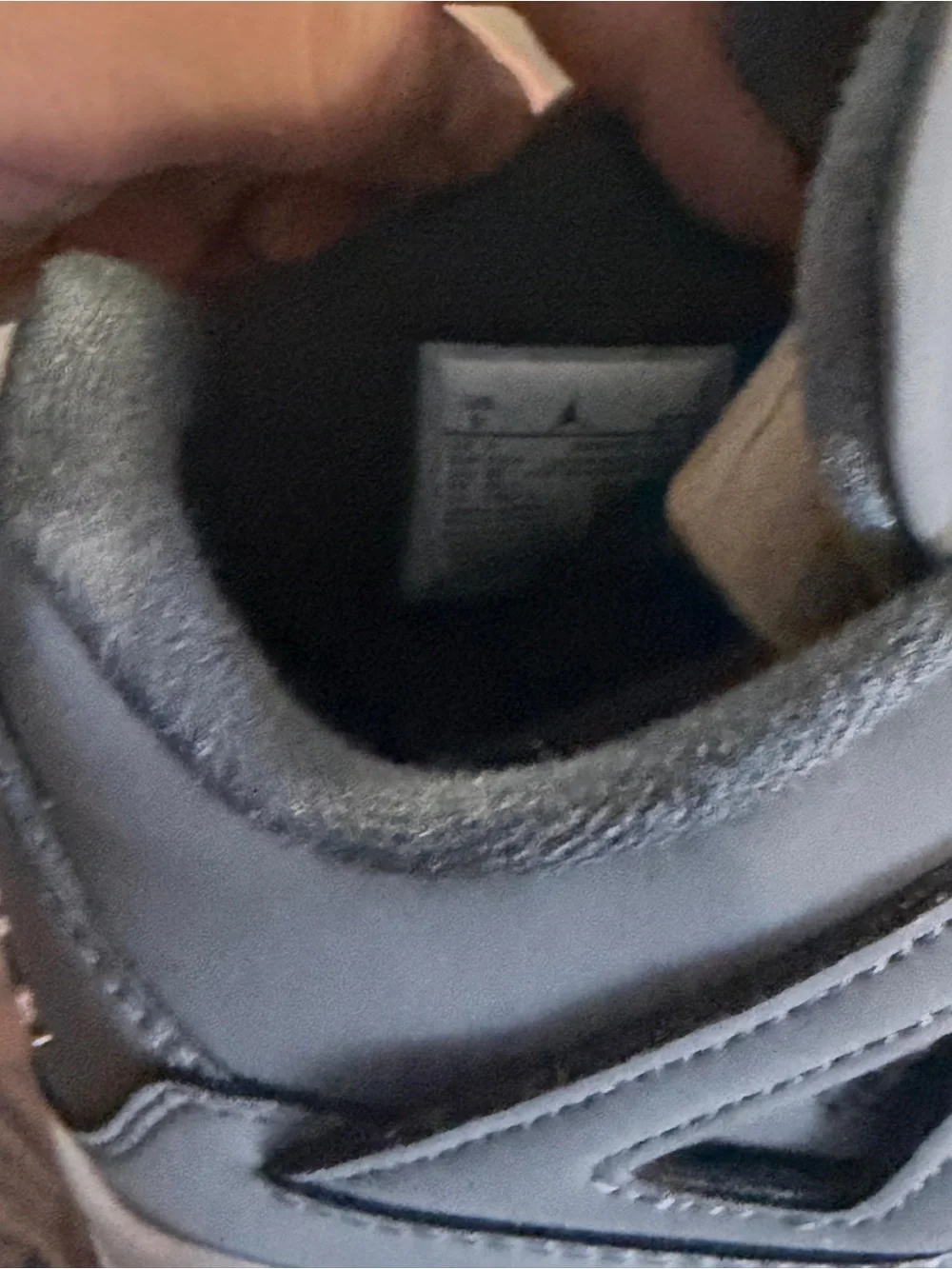 Pre owned Jordan Men's Grey and Black Retro-Style Sneakers